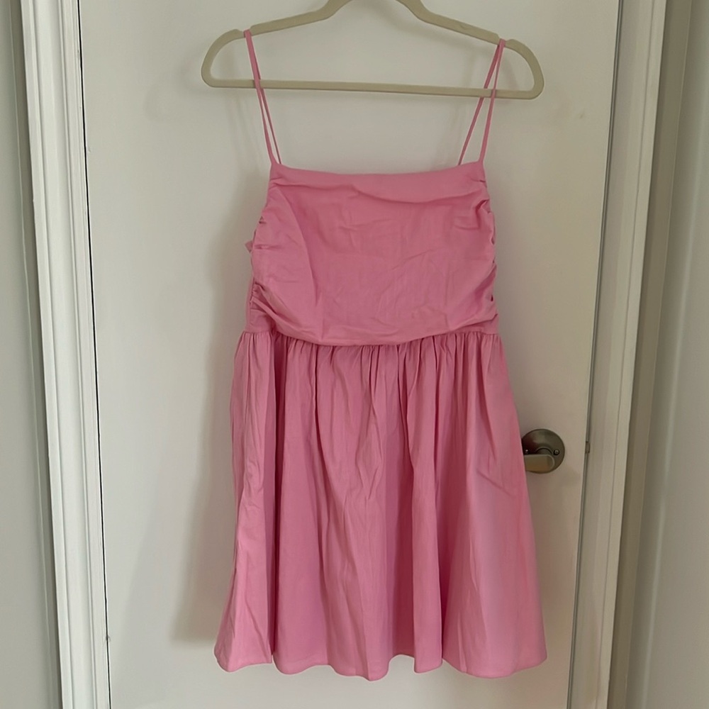 Bow back mini sundress
